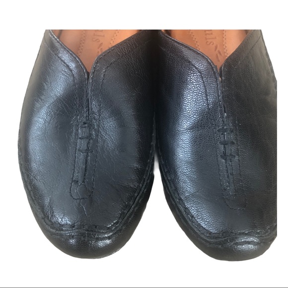 Gentle Soul black leather comfort flats size 7.5 - Picture 5 of 8
